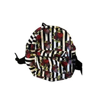 Spencers Roses Striped Backpack